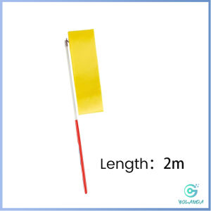 Yolanda 2 เมตร 3.6 เมตร ริบบิ้น มาพร้อมก้านจับ ออกกำลังกาย ริบบิ้น ยิมนาสติกลีลา Dancing Ribbon