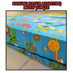 SPREI RESLETING BERMOTIF BAHAN COTTON DISPERSE / SPREI SLETING / SPREI ESTETIK / SPREI KOTAK KOTAK /