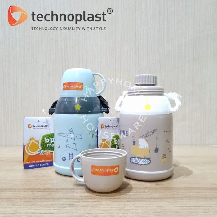 TECHNOPLAST Cool Truck Bottle Sport 550ml | Botol Air Minum + Tali