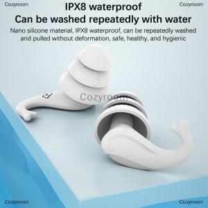 [COD] Cozyroom Anti Noise Silicone Earplugs Waterproof Swimming Ear Plugs For Sleeping Diving Surf Soft Comfort Natation Swimming Ear Protector