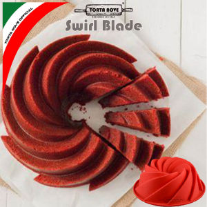 Loyang Kue Besar SWIRL BLADE 25cm: Cetakan Bundt & Entremet Cake