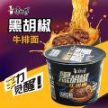 Master Kang (Black Pepper Beef Flavor) Instant Noodles 108g. 