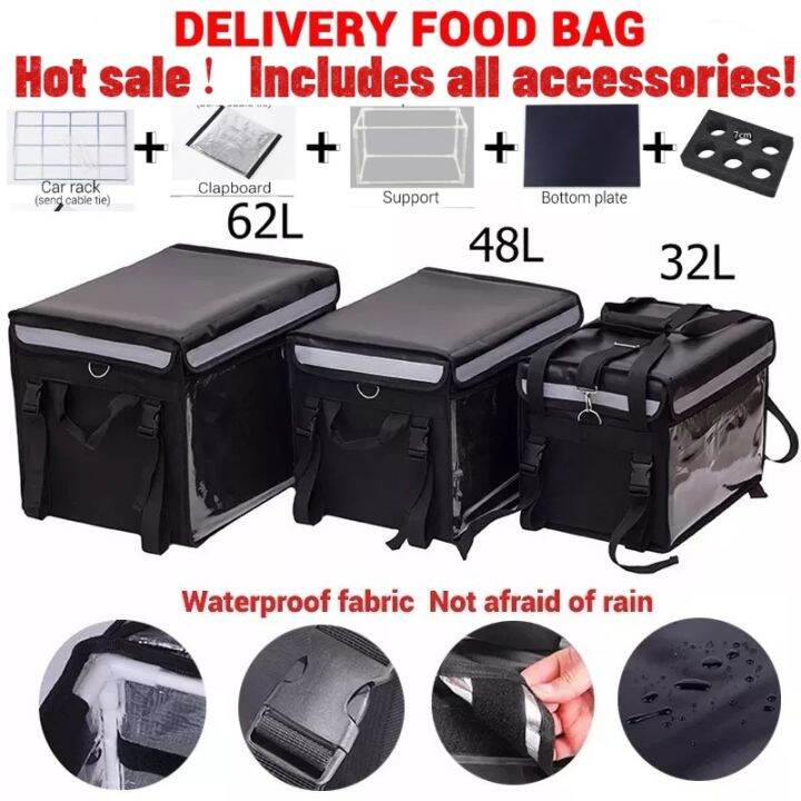 Insulated backpack hotsell food delivery