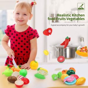 Fruit Vegetable Meat Kitchen Cutting Toys Cooking Toy Kitchen Toy Mainan Masak