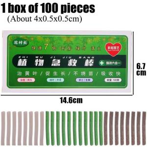 18/30/100Pcs Plant Nutrition Bars Nitrogen Phosphorus Potassium for Healthy Growth of Plant Fruit Vegetables Flowers Compound Fertilizer