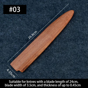 Wooden Sheath Multi-function Scabbard Pocket Case Japanese Style Sushi Magnetic Blade Protector Cover
