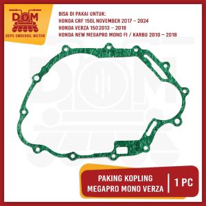 Paking Kopling Mega Pro Mono Verza (PSP) Packing AJS Pak Calter Kalter Gasket Bak Mesin Kanan Honda