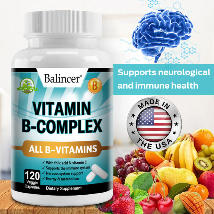 Balincer Vitamin B Complex supplement supports immune and nervous