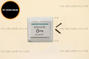 Autogate / Door Access Exit Push Button Normal to Release Door Access Control Switch For Electric Magnetic (EM Lock)