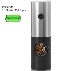 2023 Xiaomi Mijia Electric Automatic Mill Pepper and Salt er with LED Light Adjustable Coarseness Produced