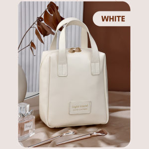 Tas Travel Kosmetik Wanita Kulit Premium PU Anti Air Makeup Handbag JCPC55