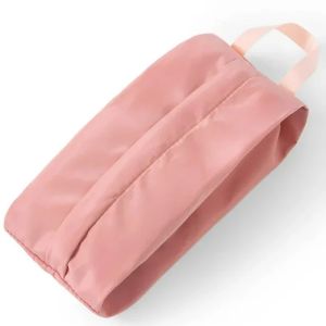 Handheld Solid Color Storage Bag Waterproof Dustproof Memory Cloth Classification Pouch Travel Sturdy Toiletry Cosmetics Bags