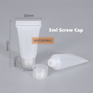 8 Size Refillable Travel Set Plastic Tube Soft Bottle Squeeze Empty Cosmetic Cream Emulsion Lotion Packaging Container