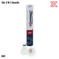 Hộp cầu lông 3in1 Dmantis D45 12 Quả 2 Tốc độ 74 75 Chính hãng. 