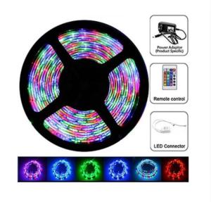 5M Multi Color RGB Led Strip Smd3528 with Remote & Adapter
