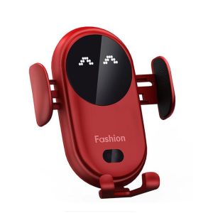 แท่นชาร์จไร้สาย ที่วางโทรศัพท์ในรถ Wireless Car Charger ที่วางมือถือในรถ แบบชาร์จไร้สาย ชาร์จเร็ว เหนี่ยวนำอินฟราเรด