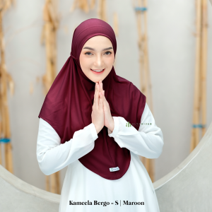 ALYAHIJAB by NAJA Kameela Bergo sz S Tali NonPet Remaja Dewasa Jersey Polos