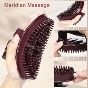 O-New Meridian Massage Brush Hand-Held Relaxation Body Meridian Anti Fatigue Body Detox Massage Tool