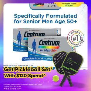 [2 Pack] CENTRUM Multivitamin Supplement for Men 50+ Vitality Energy Immunity Heart Skin Brain Eyes Bones 60s