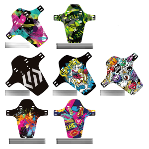 Carbon Fibers Look Bike Mudguards Weatherproofed Fashion Bicycles Mudguards for Various Terrain Cycling