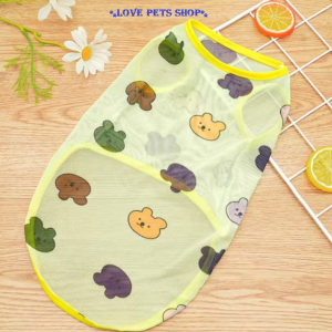 Áo ba lỗ cho Chó Mèo bằng vải lưới mịn thoáng mát (Link 2 form nhỏ) hàng mới về - Love Pets Shop