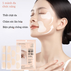 Mặt nạ mắt ngủ Theater Sơ cứu túi mắt nếp nhăn ở mũi và nếp nhăn Miếng dán ngủ ngon bằng axit Hyaluronic