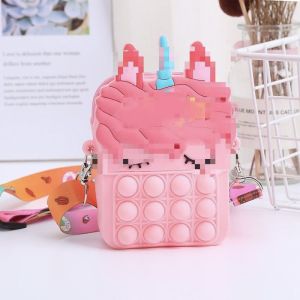 Big Purple Bag for Girls Unicorn Pop Purse for herEaster Stocking Party Favors Unicorn Birthday Gifts