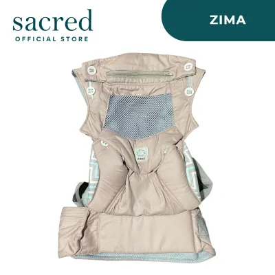 Zima MESH LIGHT GRAY Ergonomic Baby Carrier Suitable for Newborns - Toddlers (up to 20kg) I Safety-tested Can be worn up to 45inch Waistline100% Cotton