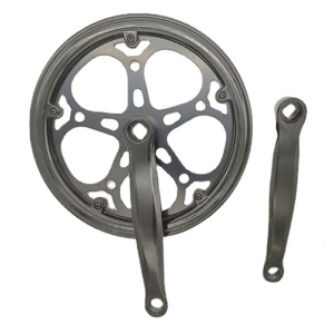 Double Chain Wheel Chain Guard Replacements for Mountain Bike Folding Bike 170MM Bike Crankset 52T Bicycles Crankset