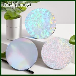 Fanzi 100pcs Transparent Badge Film Clear Laser Star Pattern Badge Protective Film Covers For Button Badge Maker Part Tools