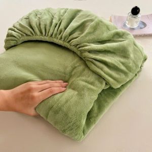 Ga giường nỉ nhung cao cấp (KHÔNG KÈM VỎ GỐI) drap giường bọc nệm nỉ nhung mềm mịn giữ ấm nhanh không rụng lông