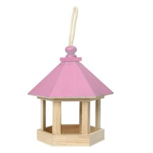 CHIC HUT Squirrel Home Standing Parrot Wild Bird Patio Garden Decor Bird Feeder Bird Cages Bird House