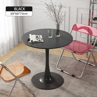 MYHOME Nordic Round Table Coffee Table Small Round Table Corner Side Table Dining Table Water Proof