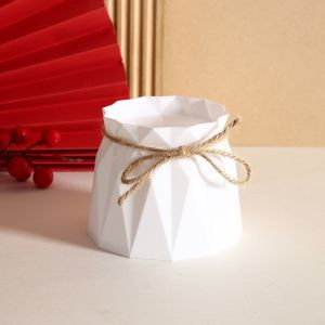 5MENLWE Anti-Ceramic Style Plastic Vase European Style Lightweight Decorative Vase Elegant Plastic Home Decor Vase Home Decoration