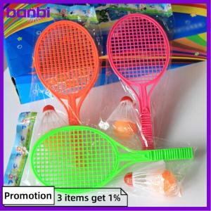 banbi เซตเทนนิสแบดมินตันกลางแจ้งไม้แร็กเกตของเล่นเพื่อการศึกษากีฬาสำหรับเด็ก