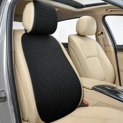 Alas Duduk Jok Mobil Set / Universal Linen Bantalan Jok Mobil