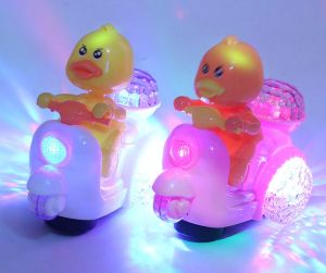 รถเป็ดบั๊ม รถของเล่น ของเล่น มีเสียงเพลง มีไฟ led ของเล่นเด็ก รถเป็ดน่ารักเมื่อชนจะเลี้ยวอัตโนมัติ ใช้ถ่าน AA 3 ก้อน