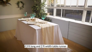 Sages Tablecloth Sturdy Polyester Wrinkle Proof Fabric Spill Resistant for Most Farmhouses Dining Decoration