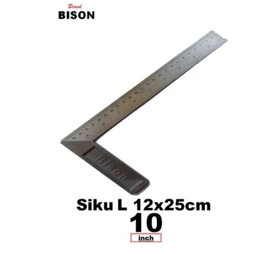 Penggaris Siku Siku Tukang Angle Square Inch Cm Carpenter Ruler