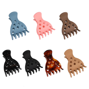 7 PCS Unique Shark Hair Clip Set Plastic Hair Claw For Volumizing Lift Bouncy Curls Fashion Hairpin Styling Essential