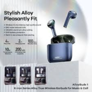 Remax Alloybuds 1 X-iron Series Bluetooth 5.3 Alloy True Wireless Earbuds for Music & Call