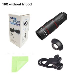 FWFHTP 1Set Kẹp vào Ống kính máy ảnh điện thoại di động Thu phóng 18/28/36 lần Phụ tùng ảnh Bền bỉ Ống kính tele cho các môn thể thao cắm trại