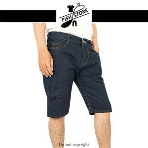 Quần short jean nam ngắn rách xước cao cấp chất bò VNO57