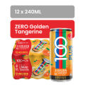 100PLUS ZERO Golden Tangerine Bundle [240ml X 12]. 