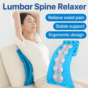 Lumbar Back Stretcher Massager Thin Back Yoga Spine Correction Hunchback Corrector Relieve Back Pain Yoga Stretching Tool