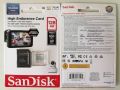 SanDisk High Endurance MicroSD Card ขนาดความจุ 32 / 64 / 128 GB สำหรับกล้องติดรถยนต์และกล้องวงจรปิด สินค้าใหม่ของแท้ มีประกันศูนย์ทุกชิ้น. 