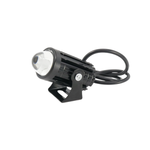 Moto spotlight motorcycle Mini LED Headlight for High Low Yellow White Spotlight Evil Eye 2Pcs