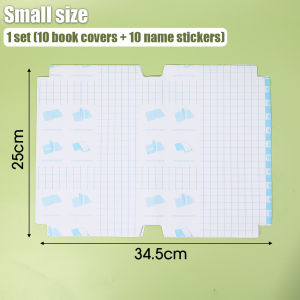10/30PCS Transparent Self-adhesive Book Cover Frosted Wrapping Paper 22K 16K A4 Waterproof Student Textbook Protective Film