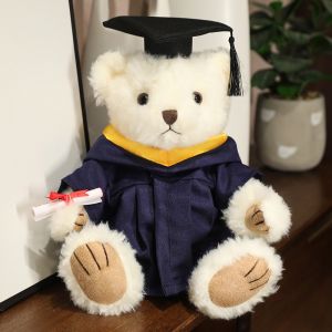 JOJO CASTLE 30cm Graduation Soft Toy New Graduation Teddy Bear Kawaii Doctor Bear Plush Toy Soft Stuffed Teddy Bears Plushies Doll Party Decor Student Graduation Gifts Souvenir Gifts for Children 毕业玩偶