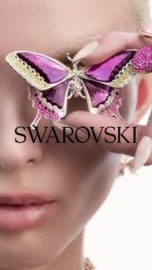 Swarovski 100% S925 Sterling Silver Original White Gemstone Pearl Teardrop Earrings for Women Fashionable Valentines Day Gift (EH-84565620)